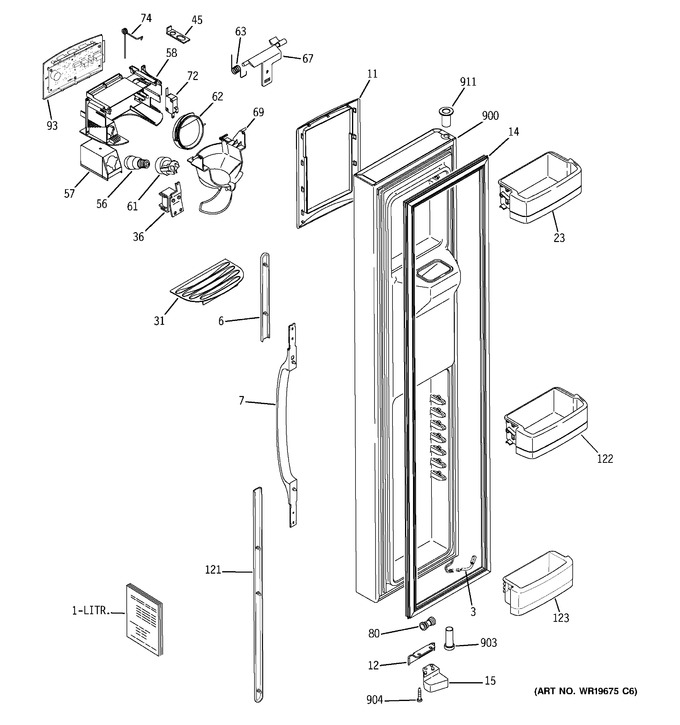 Diagram for GSC22KGRDWW