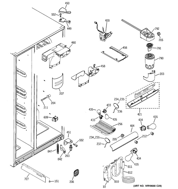 Diagram for GCR23UDPDWW