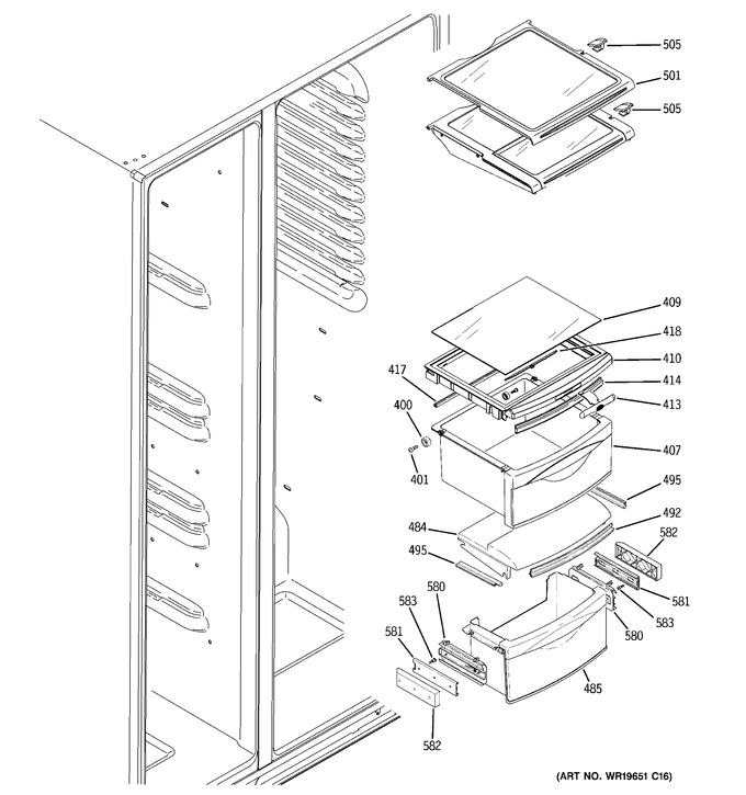 Diagram for GCR23UDPDWW