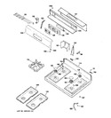 Diagram for 2 - Control Panel & Cooktop