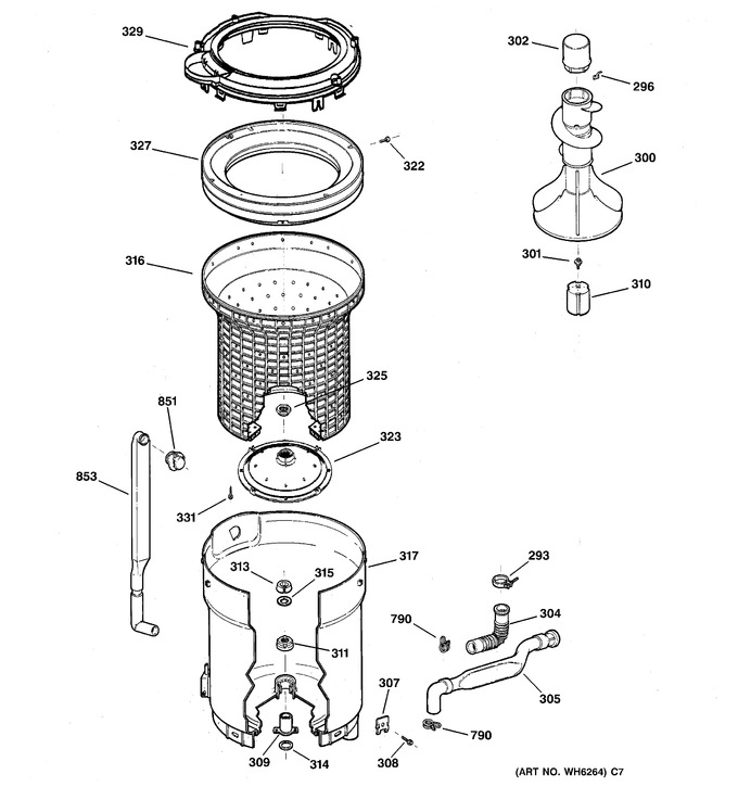 Diagram for WNCJ2050A1WC