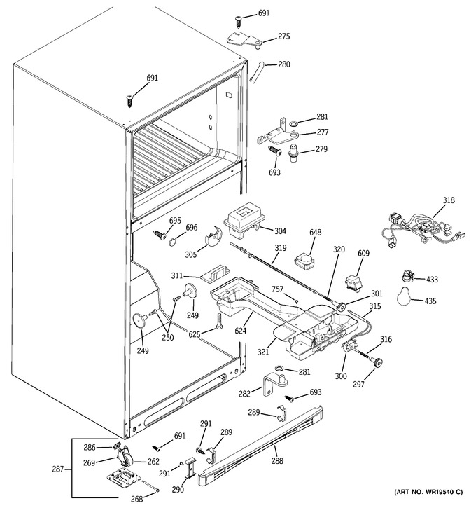 Diagram for GTS18KHPKRWW