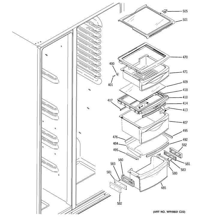 Diagram for GSC22QGTAWW