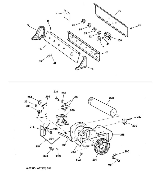 Diagram for DWXR483GB3WW