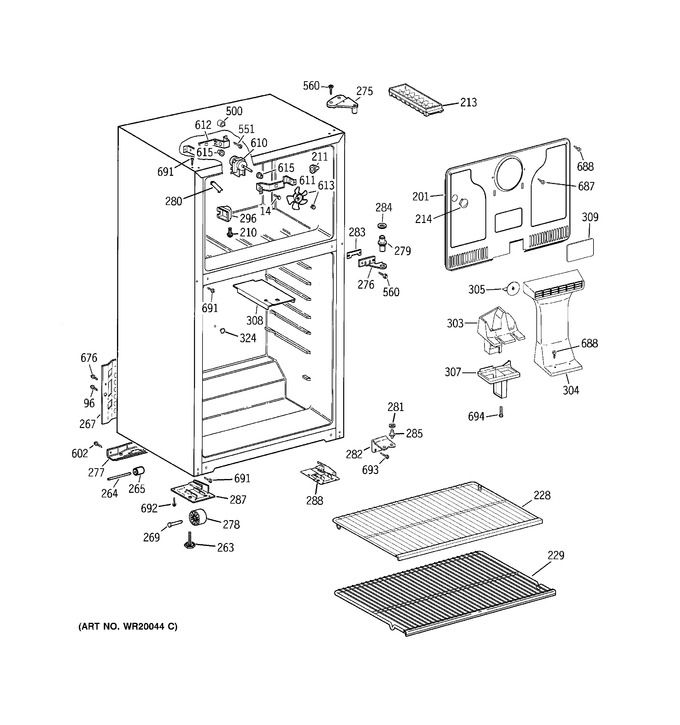 Diagram for GTR18ZBSARWW