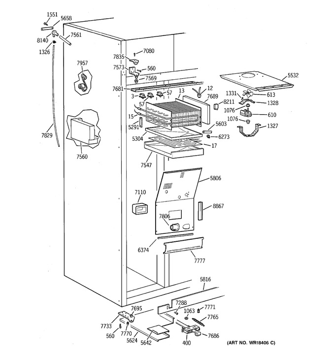 Diagram for ZISW36DYB