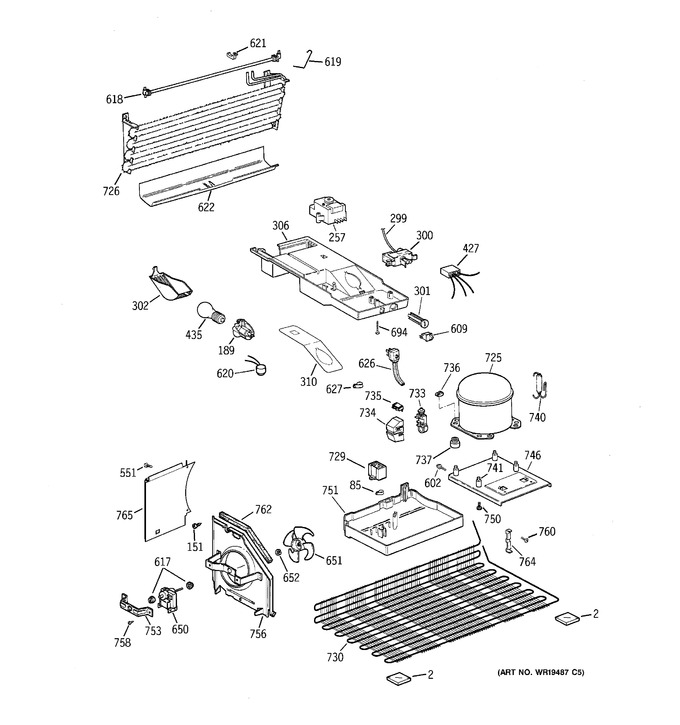 Diagram for GTE16HBSKRWW