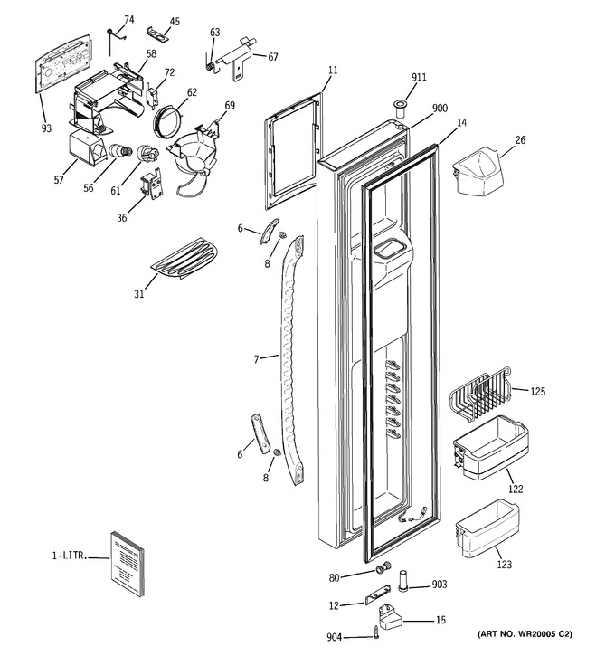 Diagram for ESF25KGTBWW