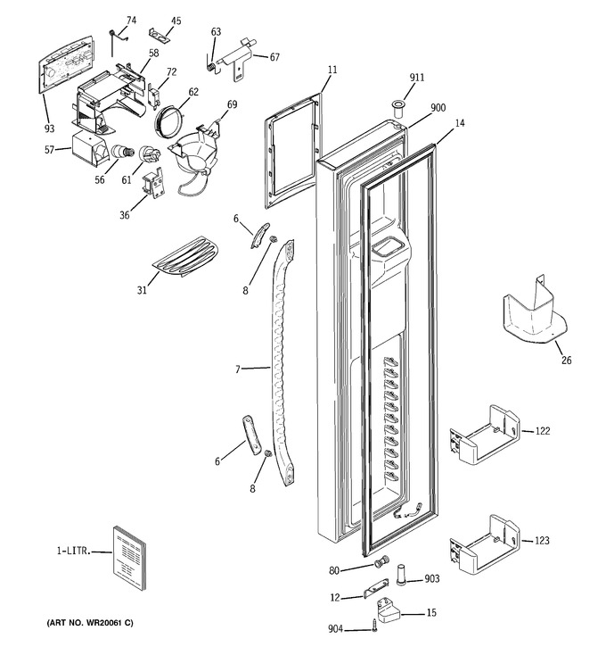 Diagram for DSF25MGSBWW