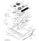 Diagram for 1 - Control Panel & Cooktop