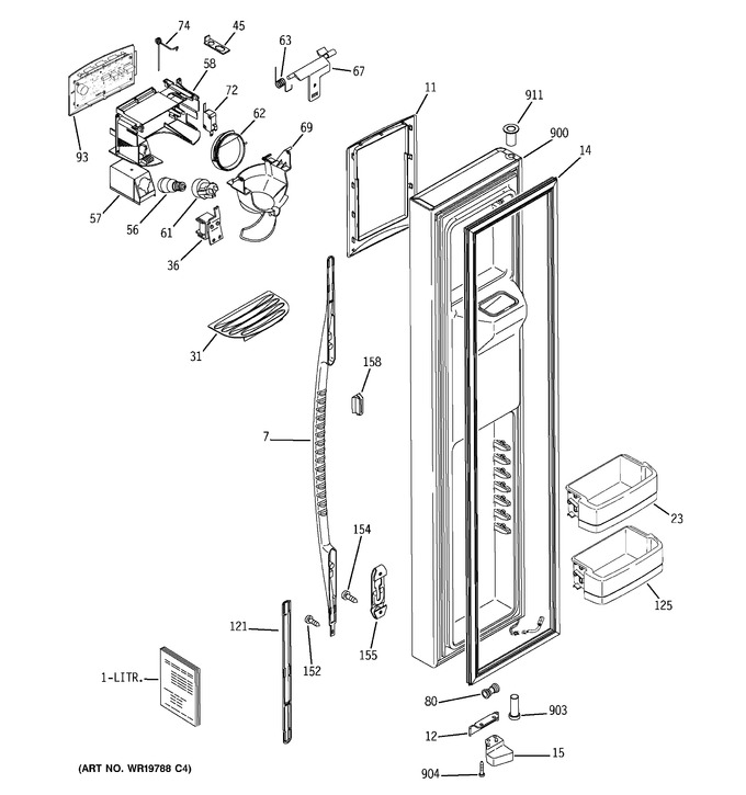 Diagram for GCE23YHTAFWW