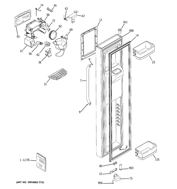 Diagram for GCE23YHTAFSS