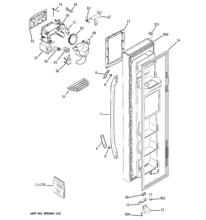 Diagram for GSS25KGTBWW