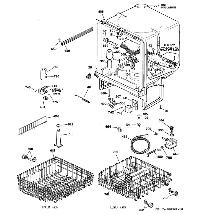 Diagram for HDA3400G05BB