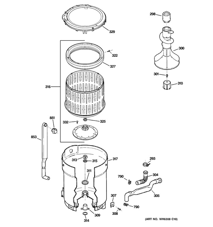 Diagram for WKRE6280DCWW