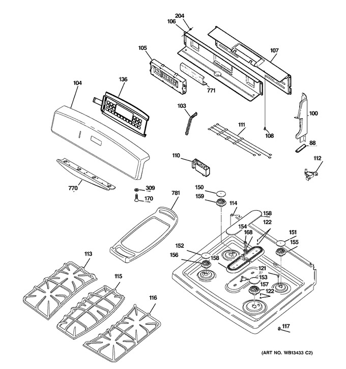 Diagram for JGB908WEK5WW