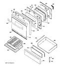 Diagram for 4 - Door & Drawer Parts