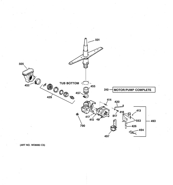 Diagram for GSD3735F01WW