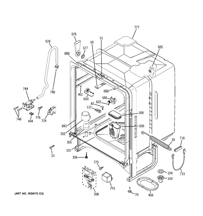 Diagram for GLD4300L15CC