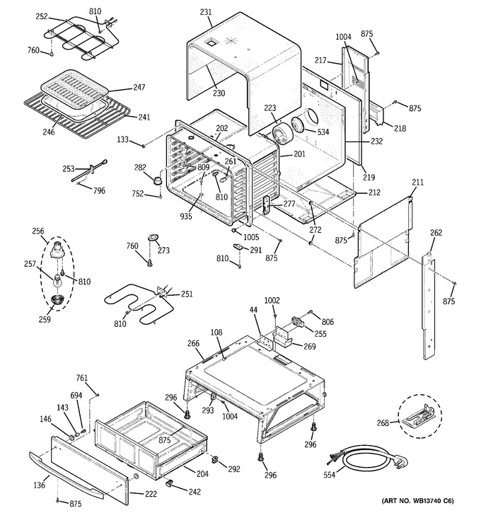 Diagram for JCS905WK2WW