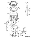 Diagram for 3 - Tub, Basket & Agitator