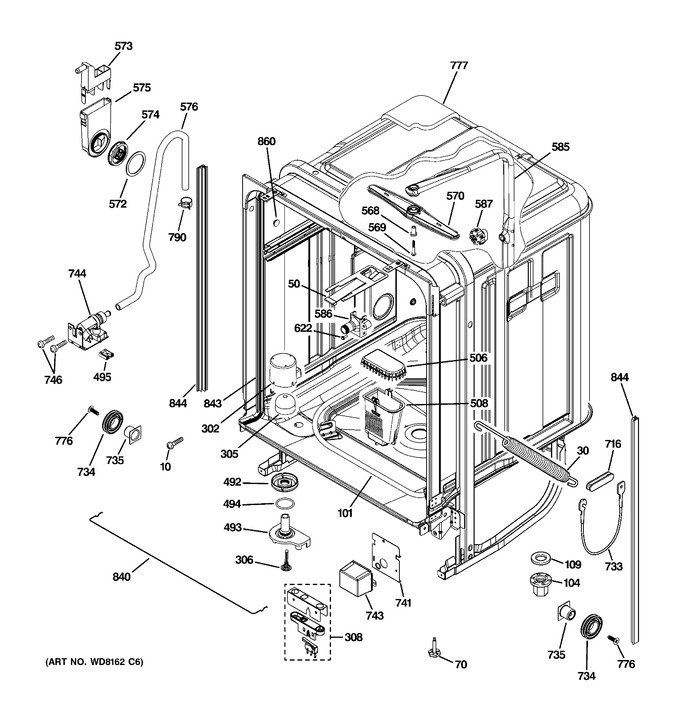 Diagram for PDW8200J03BB