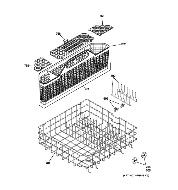 Diagram for PDW8200J03BB