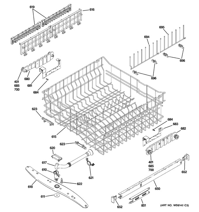 Diagram for PDW8600J03BB