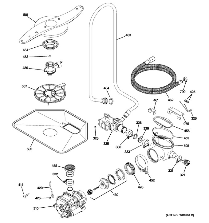 Diagram for PDW8612J01WW