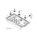 Diagram for 2 - Cooktop & Burners