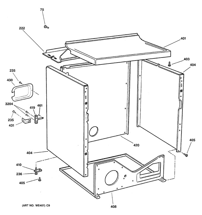 Diagram for DBLR333EE2WW