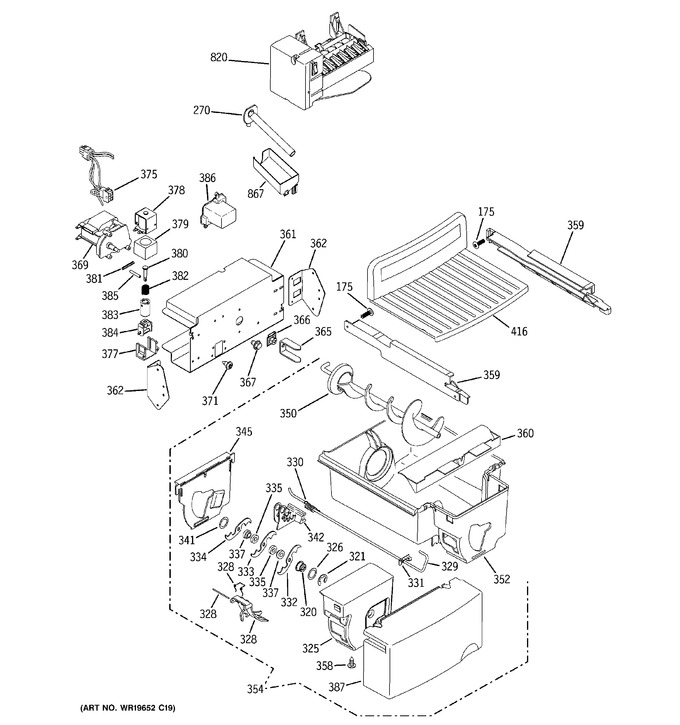 Diagram for GCE23YETAFSS