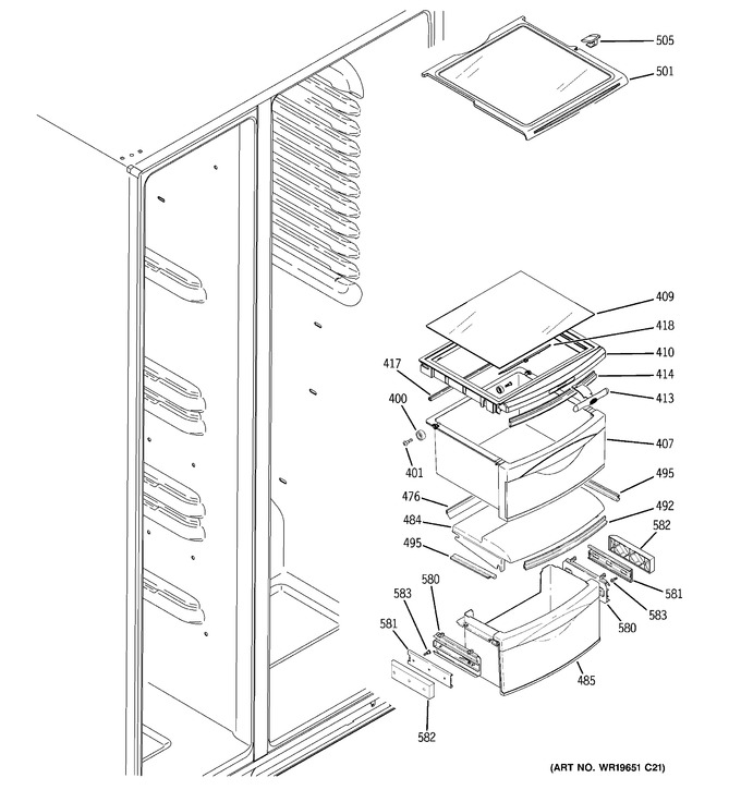 Diagram for GCE23YETAFSS