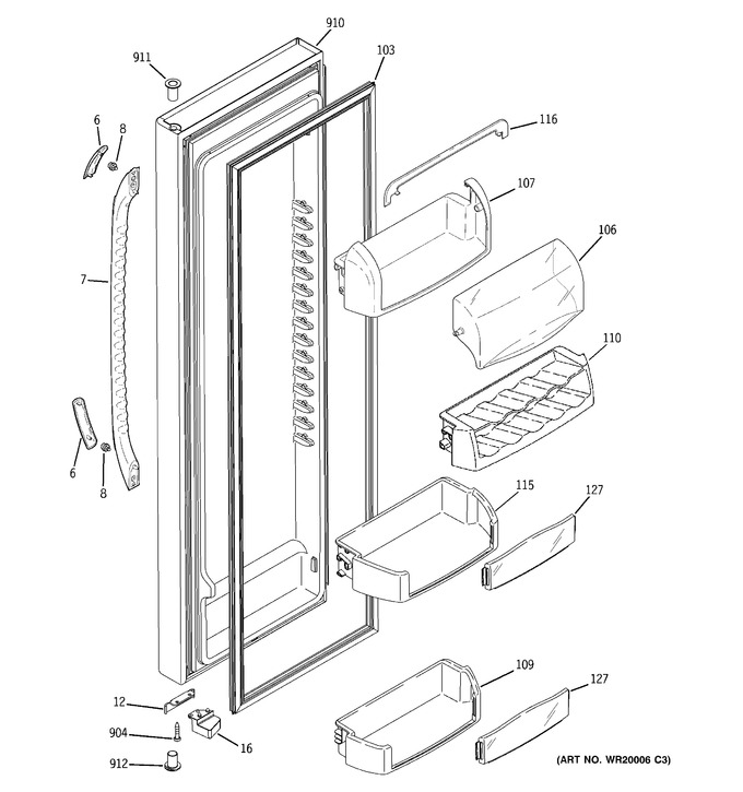 Diagram for GSF25TGTAWW