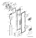 Diagram for 1 - Freezer Door