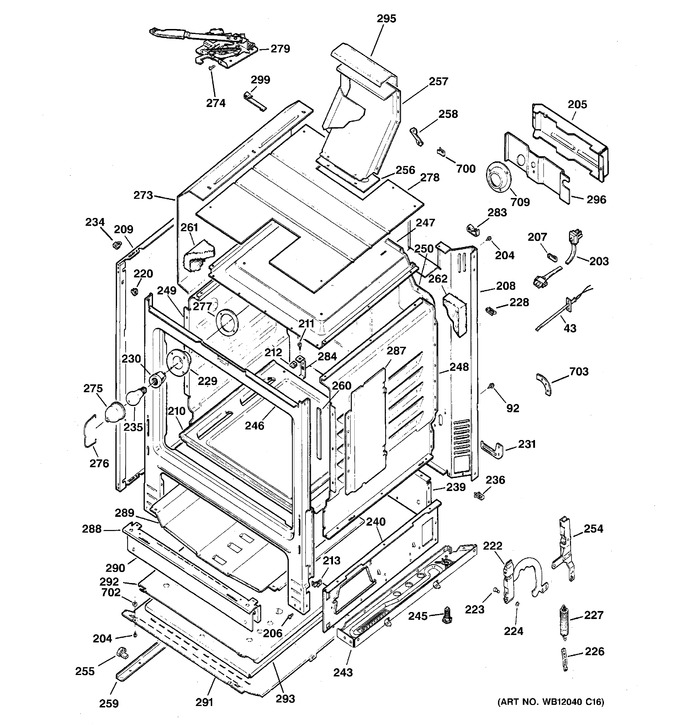 Diagram for JGBP25WEL1WW