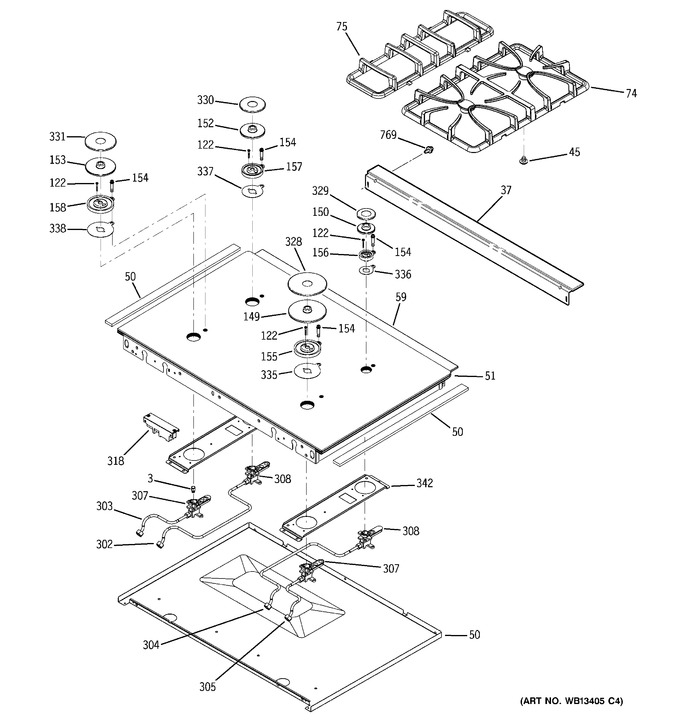 Diagram for J2S968TH5WW