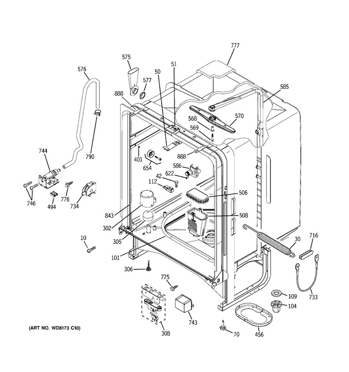 Diagram for GHDA654L15BG