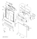 Diagram for 1 - Escutcheon & Door Assembly