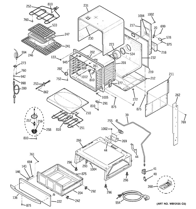 Diagram for J2S968TEK2WW