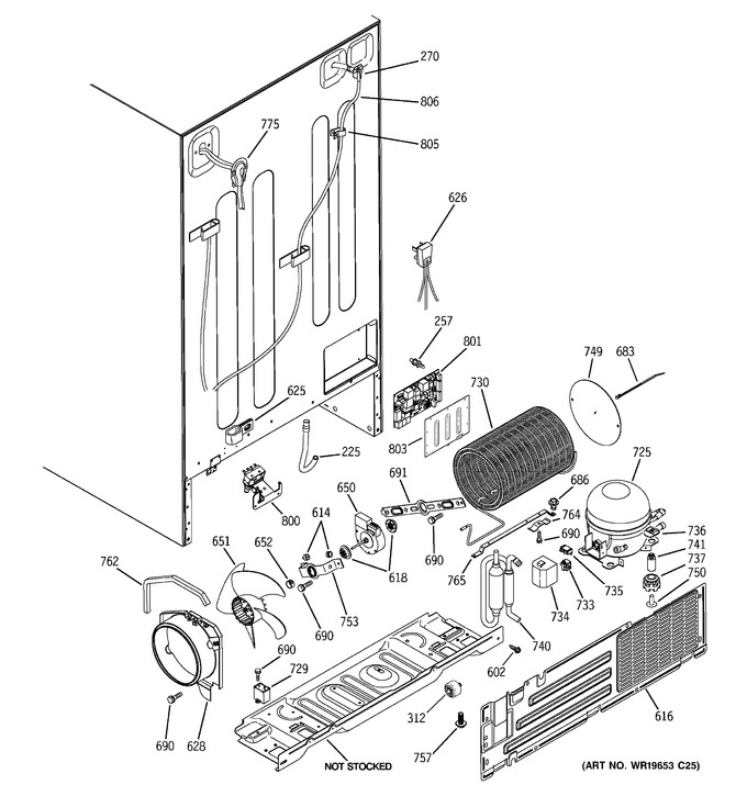 Diagram for GSW25LSTDSS