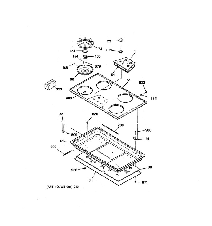 Diagram for JGP626BEV1BB