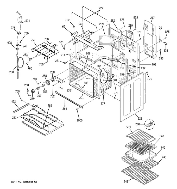 Diagram for JB968SL2SS