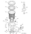 Diagram for 3 - Tub, Basket & Agitator