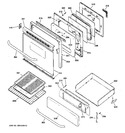 Diagram for 4 - Door & Drawer Parts