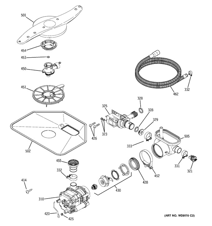 Diagram for PDW7300J15CC