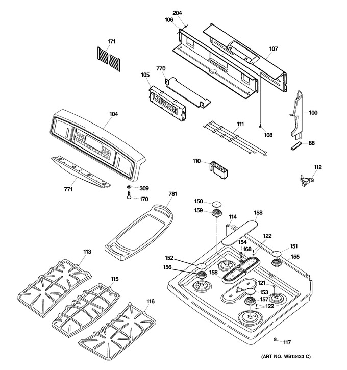 Diagram for JGB918WEK5WW