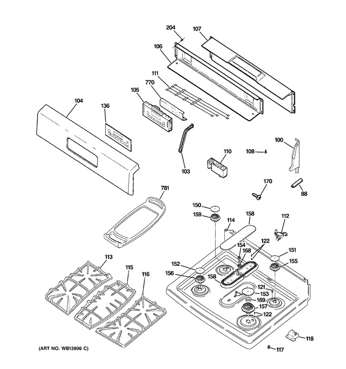 Diagram for JGBP88SEL2SS