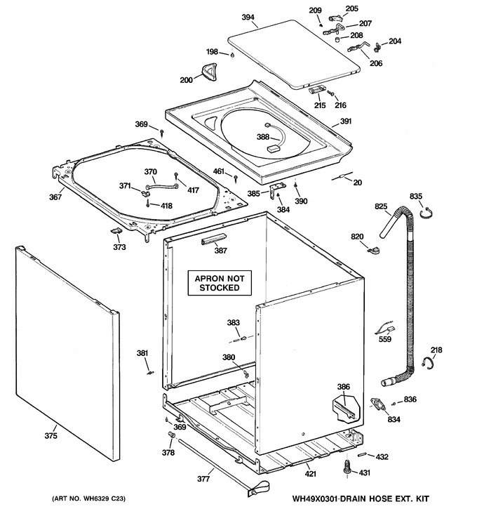 Diagram for WBB4500G0WW