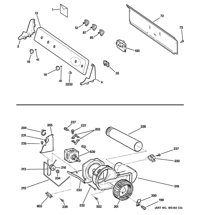 Diagram for DWSR463GG0WW